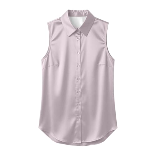 Débardeur en satin chic à col roulé et dos nu élégant F602