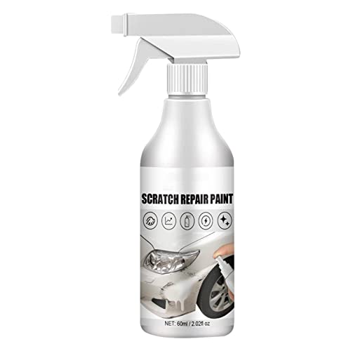 Spray de remoção de riscos | Spray de polimento de carro portátil preto e branco - Cera protetora de