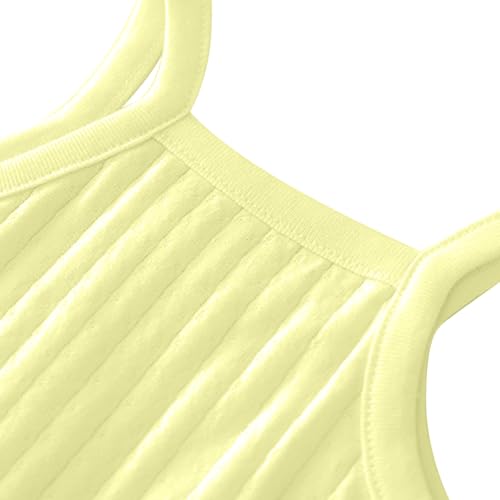 2 Pack Girls Tank Tops Toddler Ribbed Knit Summer Sleeveless Shirts Spaghetti Strap Camisoles Undershirt3