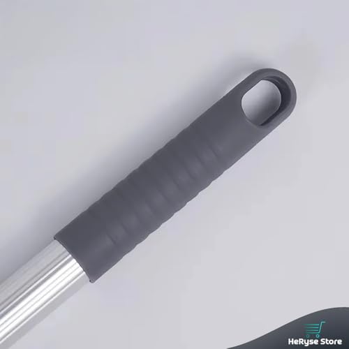 Mop Esfregão de Limpeza com Esponja PVA, Rodo Lava, Seca e Varre com Alavanca, Cinza, Prático e Efic