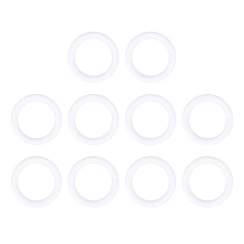10pcs Circular Foam Ring Art Supplies for Boy Girl DIY Crafting for Creative Painting and Home Decor Develops Hand-Eye Coordination and Imagination