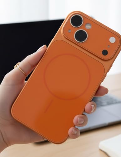 Image of Case Cover Compatible with iPhone 13 | Luxury Glass Matte Back Cover iPhone 13 | Magnetic Ring Style, Shockproof PC Case with Camera Lens Protection