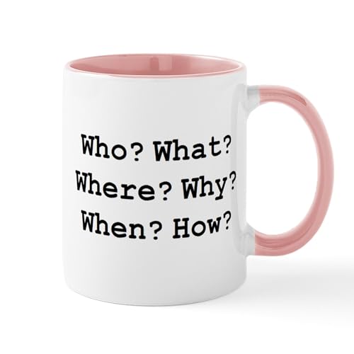 CafePress Who What Why 11 Oz Ceramic Mug 11 oz