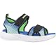 Skechers Babyjungen Microspec-Splash Flache Sandale, Black