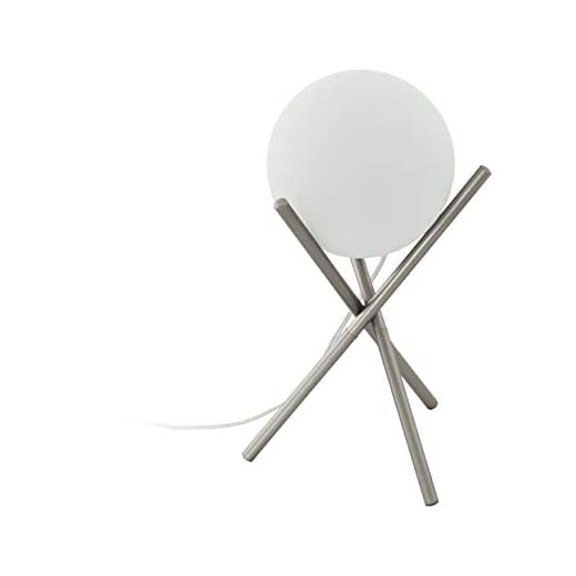 EGLO 97334 Lampe de table, Acier, E14, 28 W, Champagne