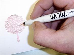 Embossing Heat Tool Bundle - Wow! Dual Speed Heat Tool with Wow! Bonding Powder, Embossing Pen and Trebbies Detail Sticks