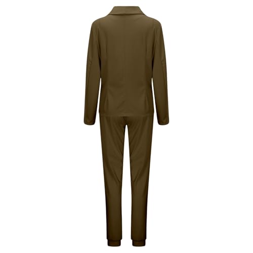 Ensemble de blazer élégant et pantalon ajusté haute finition - 5