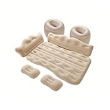 jtymx Heavy-Duty Car Air Mattress - SUV Rear Bed with Fast Inflation/Deflation, Portable Inflatable Sleeping Pad for Truck, Camping, Home - Easy-Clean