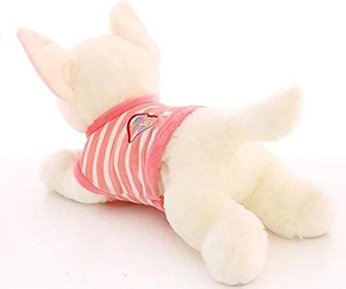 Image of A Little Swag Pink Jacket Stuffed Dog Soft Back Plush Animal Figure Toy for Car Hanging for Girls and Boys (25 cm)
