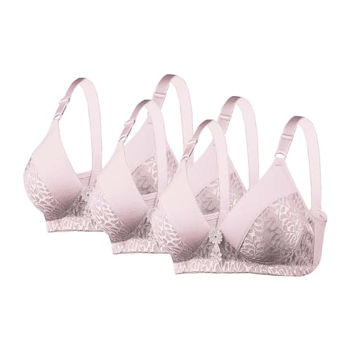 Ropa De Mujer Verano Ofertas Sport BH Wattierte Cups Sosten De Seda Helada Sujetador Encaje Push Up Sujetadores Reductores Sin Aros Ropa Interior Deporte Mujer Camiseta Algodon Tirantes Pack 3