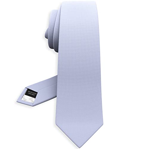 Light Purple Tie Premium Mens Standard Oxford Matt Necktie Tuxedo Lilac Premium Corbatas (Lavender-Iris Standard 2.75)