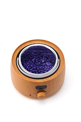 Wax Warmer Hair Removal Waxing Kit with Digital LCD Display and Temperature Control Painless Self Home Waxing for Women Men, Body,Armpit,Bikini,Eyebrow,Face