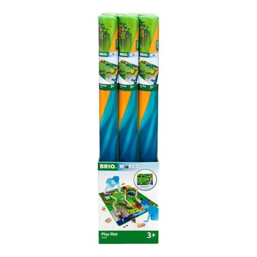 BRIO World Play Mat|Ideal for Open-Ended Train Set Designs and Classic Vehicle Play for Kids Age 3 and Up