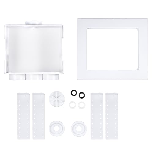 Oatey 38563 Quadtro Contractor Washing Machine Outlet Box F1960 Tail Piece, 1/4