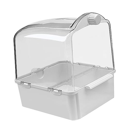 KESYOO 1Pc Tub for Parrots and Budgies Parakeet Cleaning Basin Stress Relieving Supply for Birds Easy to and Maintain