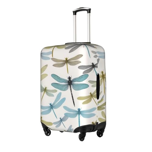 Simple Dragonfly Tsa Approved Luggage Cover For 18-32 Inch Suitcases Scratch-Resistant Stretch Luggage Cover2