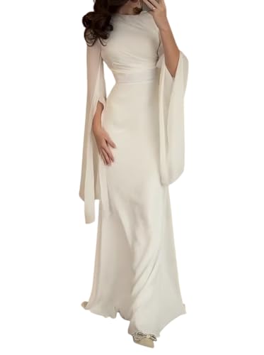 Minetom Abendkleider Damen Elegant Lange Kleider Hochzeit Brautjunferkleid Partykleid Ballkleid...