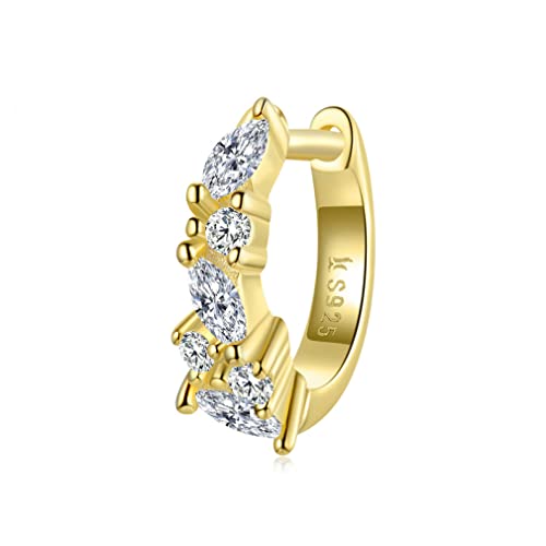 Créoles arc-en-ciel argent 925 pour illuminer vos tenues