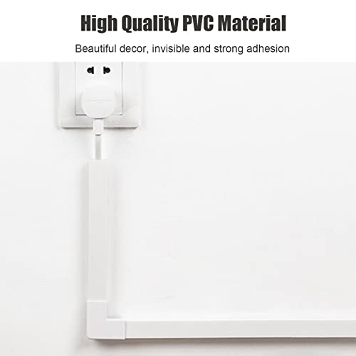 Canaleta para cables de piso autoadhesiva, 1 m, blanco miniatura 6
