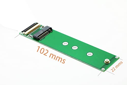 Image of Sintech M.2 (NGFF) NVME SSD to M2 A /E Key Port with 20cm Cable (Only Provide PCIe 1X Lane)