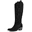 1 Black Suede
