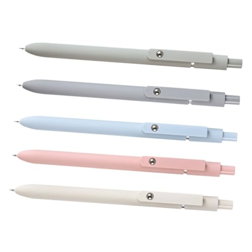 Bolígrafos retráctiles de tinta gel 0.5mm pack 5