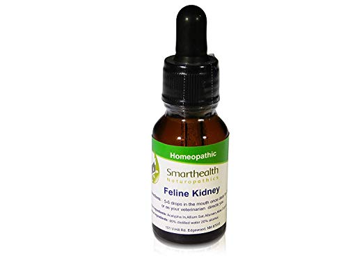 Smarthealth, naturopathics. Feline Kidney Cleanse/Builder. Oral homeopathic Drops.