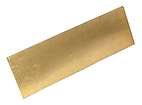 Feuille en laiton pure et bloc de cuivre brut 4mm pour loisirs créatifs