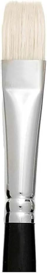 Trekell Hog Bristle Long Handle Artist Brushes for Oil Painting Filbert - 400KF Series / 12