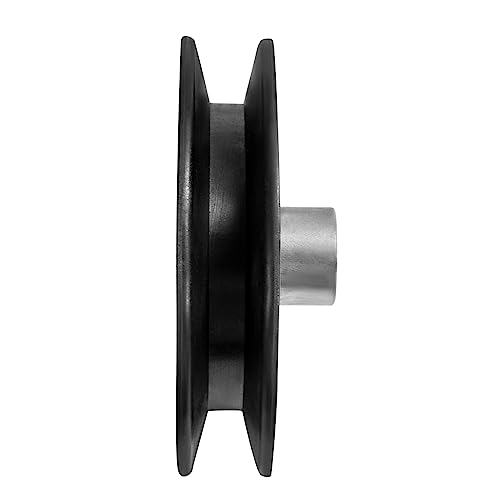 Sutmorly 194326 V-Idler Pulley for Craftsman Mower, Drive V-Groove Idler Pulley for Craftsman, Husqvarna, Poulan Mowers Replaces OEM Numbers 194326 and 532194326, Black