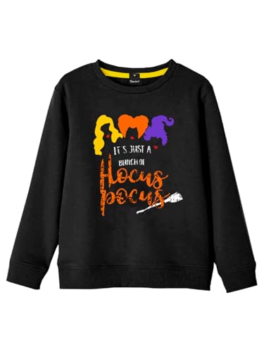 Image of Remimi Kids Halloween Sweatshirt Long Sleeve Thanksgiving Tops 3-14 Years