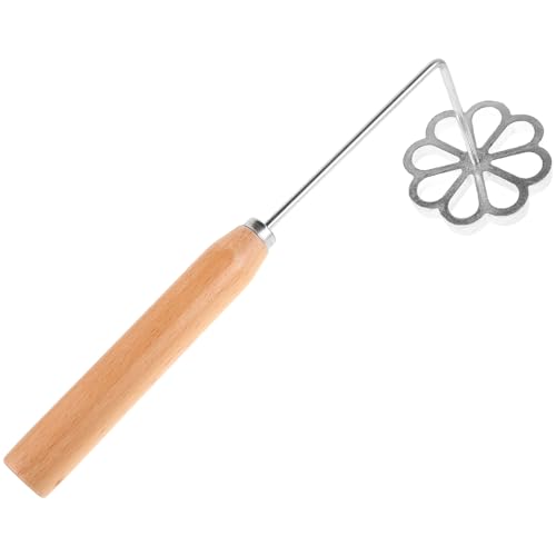 STOBAZA Molde para Freír Buñuelos de Aluminio con Mango de Resistente Antiadherente y Duradero para Cocina Doméstica y Fritura Casera