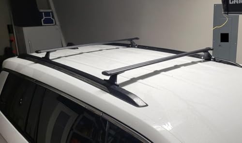 Image of Upgraded Cargo Racks for 2021-2026 Jeep Grand Cherokee L & 2022-2026 Jeep Grand Cherokee Roof Rack Cross Bars Rail Luggage Carrier Lockable Accessories