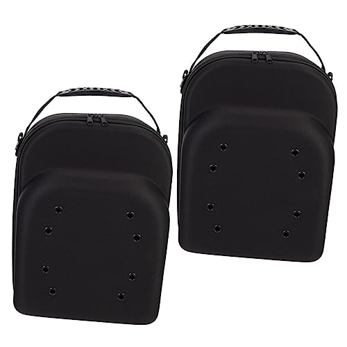 CALLARON 2pcs Baseball Hat Travel Case Protective Organizer for Baseball Caps Portable Design for Sturdy Storage for Travel and Home Use