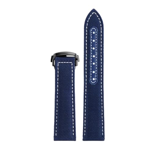 Bracelet montre 19mm en cuir véritable pour Omega Seamaster Aqua Terra 150m