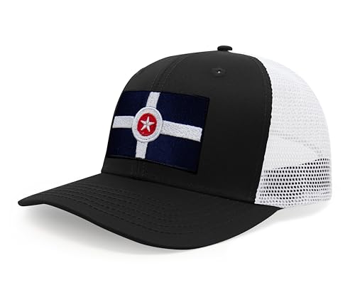 Image of International Tie City Hat for Men and Women, Adjustable Snapback Trucker Baseball Cap with Embroidered Patch