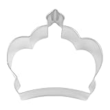 R&M Crown Imperial Cookie Cutter, 3.5-Inch, in Durable, Economical, Tinplated Steel