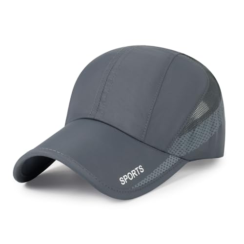 Running Hat Mesh Baseball Cap Unstructured Design Sports Quick-Drying Cap Outdoor Sun Hat for Men Women