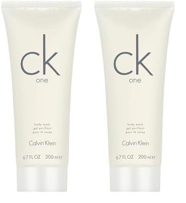 CALVIN KLEIN ck one Hair and Body Wash, 2in1 Duschgel für Haare und Körper, aromatisch-zitrischer Unisex-Duft, 200ml (Packung mit 2)