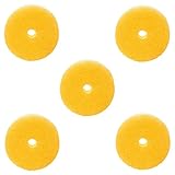 マーナ (marna) キッチンスポンジ POCO (ポコ) リフィル5個セット (付け替え/浮かせる収納) スポンジ 食器洗い 台所用スポンジ 食器洗いスポンジ イエロー R451Y