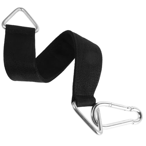 Garneck Outdoor Swing Strap Lanyard Hook for Gym Equipment Fitness Equipment Hanging Strap Carabiner Swing Seat
