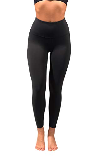 No Cellulite Leggings & Tights: The Complete Guide to Anti-Cellulite Options on Amazon for Women Over 50 8 90 Degree by Reflex High Waist Power Flex Tummy Control Leggings- Black Large