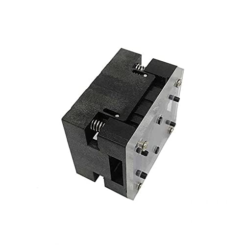 DFN8 QFN8 WSON8 Open Top Burn in Socket Pogo Pin IC Test Socket Pitch 0.8mm Chip Size 4x3 Flash Adapter Programming Socket