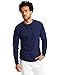 Hanes Long Sleeve Beefy T-Shirt - 5186, Navy, Large