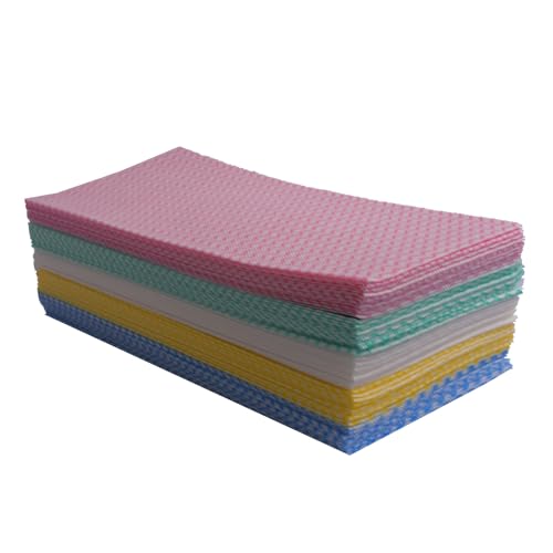 YIDUHAO Kitchen Dish Cloths,Pack of 50,Versatile Cleaning Cloths for Kitchens, Bathrooms & General Areas - Absorbent,Quick-Drying,Washable & Lightweight