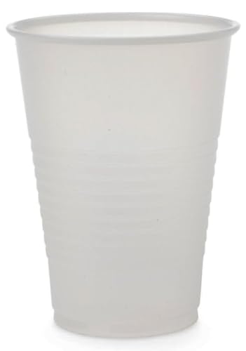 Medline NON03007Z Disposable Plastic Drinking Cups, Translucent, Polystyrene thumb #1
