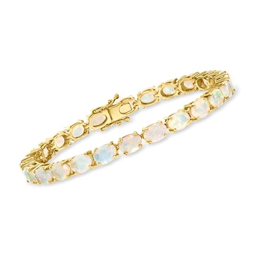 Ross-Simons 12.00 ct. t.w. Ethiopian Opal Tennis Bracelet in 18kt...