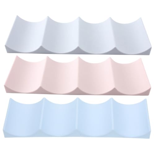 Soporte para botellas de vino de 3 piezas para refrigerador miniatura 1