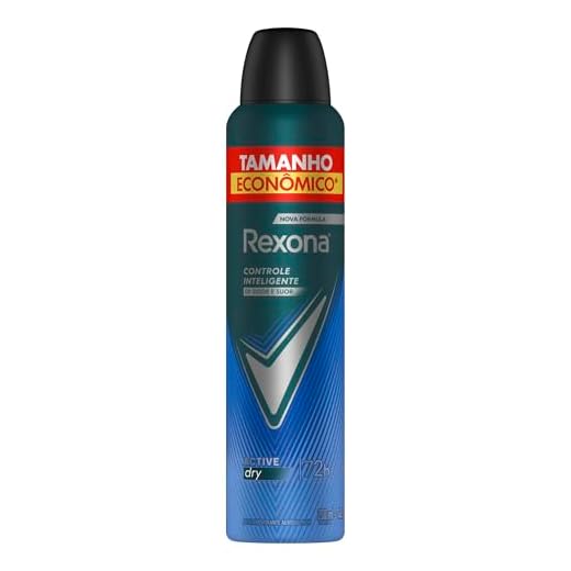 Antitranspirante Aerossol Active Dry Rexona Men 250Ml Leve Mais Pague Menos, Rexona (A embalagem pode variar)