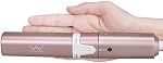 VAV Mini Dual Voltage Curling Iron & Straightener 2-in-1 for Travel - Portable Hair Curler Wand with Worldwide Voltage Compatibility,Compact Design for Women
